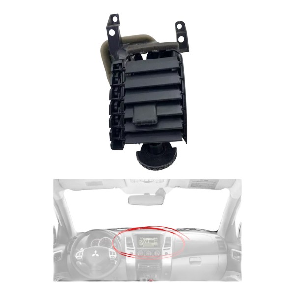 Difusor Ar Direito Pajero Dakar 2008 A 2017 Central Ld