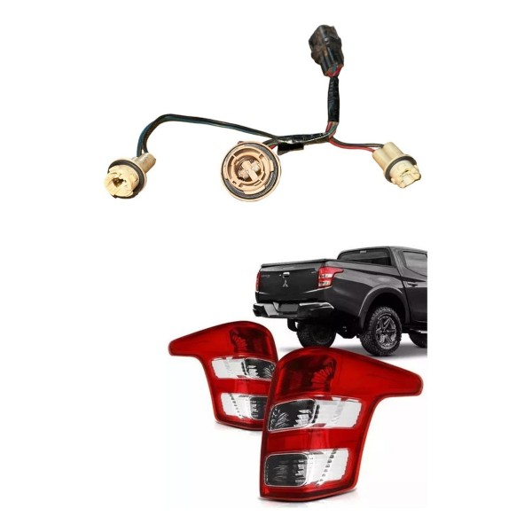 Chicote Da Lanterna Traseira Mitsubishi L200 Triton Original